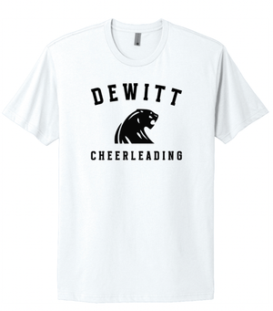 Custom Printed Apparel | DeWitt HS Cheer - Cotton T-Shirt - DeWitt HS Cheer - 18066