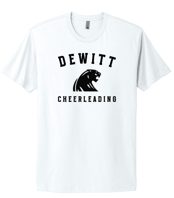 Custom Printed Apparel | DeWitt HS Cheer - Cotton T-Shirt - DeWitt HS Cheer - 18066