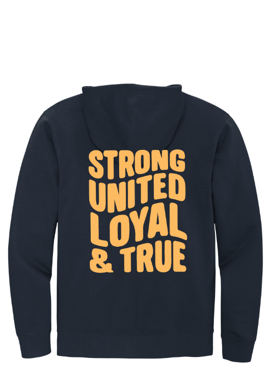 Custom Apparel - Screen Printing - DeWitt Jr. Panthers Competitive Cheer - Adult Unisex Fleece Full Zip Hoodie - DeWitt Jr. Panthers Competitive Cheer - 17099