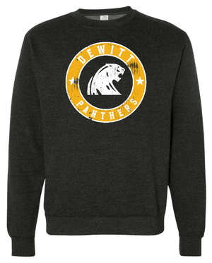 Custom Apparel - Screen Printing - DeWitt Middle School - Circle Crewneck Sweatshirt - DeWitt Middle School - 16570