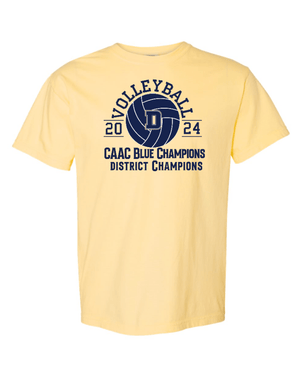 Custom Apparel - Screen Printing - DeWitt Volleyball Champs - Comfort Colors Heavyweight T-Shirt - DeWitt Volleyball Champs - 16992
