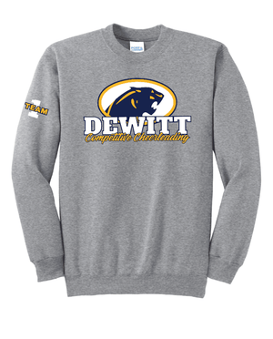 Custom Printed Apparel | DHS Competitive Cheer - Adult Unisex Crewneck Sweatshirt - DHS Cheer - 18921