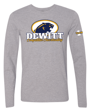 Custom Printed Apparel | DHS Competitive Cheer - Adult Unisex Long Sleeve T-Shirt - DHS Cheer - 18921