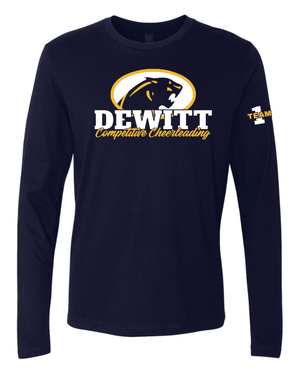 Custom Printed Apparel | DHS Competitive Cheer - Adult Unisex Long Sleeve T-Shirt - DHS Cheer - 18921