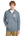 Okemos Fall Staff Shop Zip Up Hoodie Flint Blue Heather front view