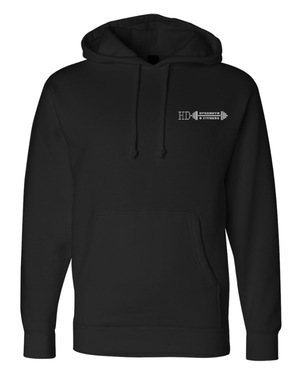 Custom Apparel - Screen Printing - Doghouse Gym + HD Strength & Fitness - Heavyweight Hoodie (HD Design) Multiple Colors Available - Doghouse Gym - 17274