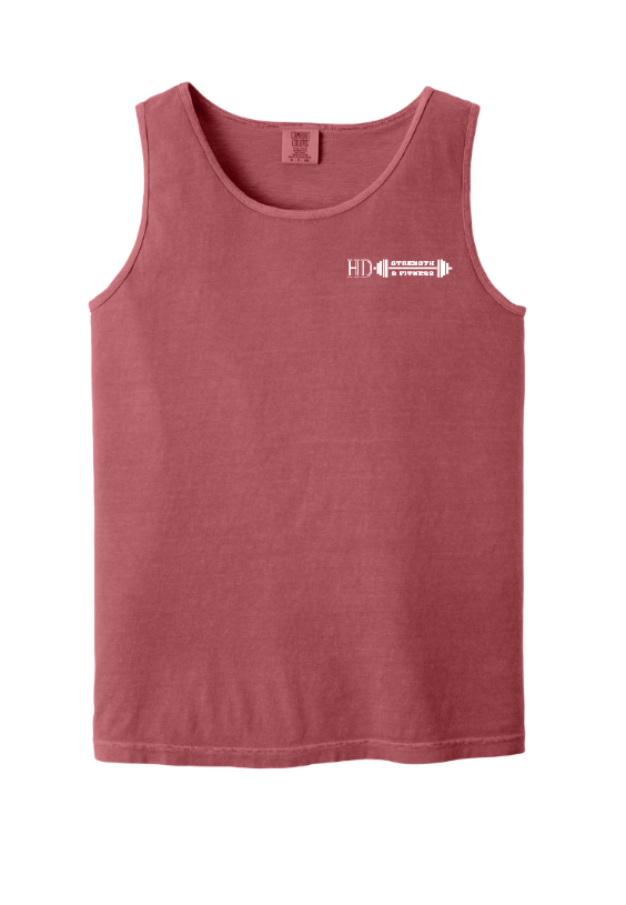 Custom Apparel - Screen Printing - Doghouse Gym + HD Strength & Fitness - Heavyweight Tank Top (HD Design) - Doghouse Gym - 17274