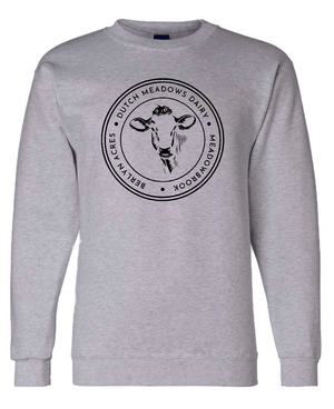 Custom Apparel - Screen Printing - Dutch Meadows Dairy Crew Neck Sweatshirt - Dutch Meadow Dairy - OD