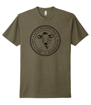 Custom Apparel - Screen Printing - Dutch Meadows Dairy Unisex T-shirt - Dutch Meadow Dairy - OD