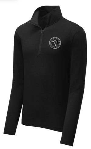 Custom Apparel - Screen Printing - Dutch Meadows Diary Tri - Blend 1/4 Zip - Dutch Meadow Dairy - OD