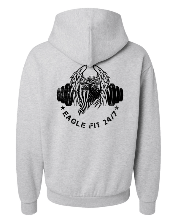 Custom Apparel - Screen Printing - Eagle Fit 24/7 Spring 2025 - Unisex Hoodie (Multiple Color Options) - Eagle Fit 2025 - 17553