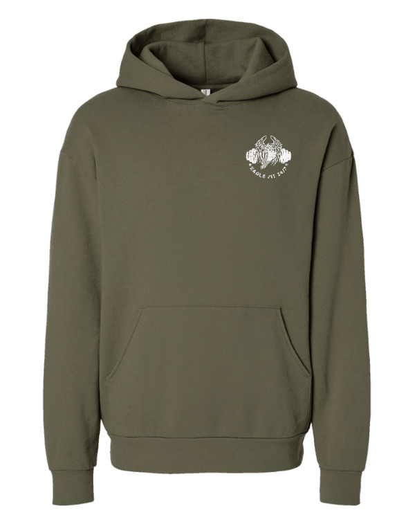 Custom Apparel - Screen Printing - Eagle Fit 24/7 Spring 2025 - Unisex Hoodie (Multiple Color Options) - Eagle Fit 2025 - 17553