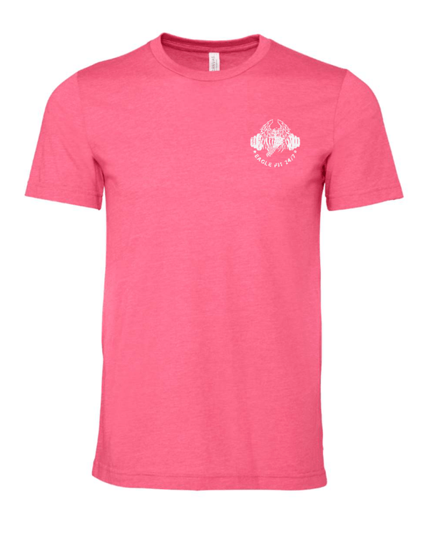 Custom Apparel - Screen Printing - Eagle Fit - Pink CVC Jersey Tee - Eagle Fit - 17321