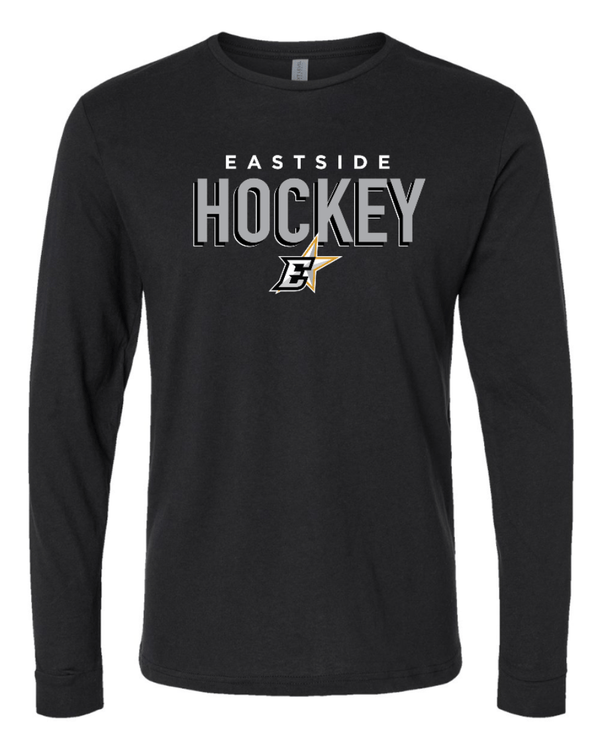 Custom Printed Apparel | Eastside Stars 2025 - Adult Unisex Black Long Sleeve Shirt - Eastside Stars F25 - 18643
