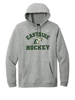 Custom Printed Apparel | Eastside Stars 2025 - Adult Unisex Grey Nike Hoodie - Eastside Stars F25 - 18643