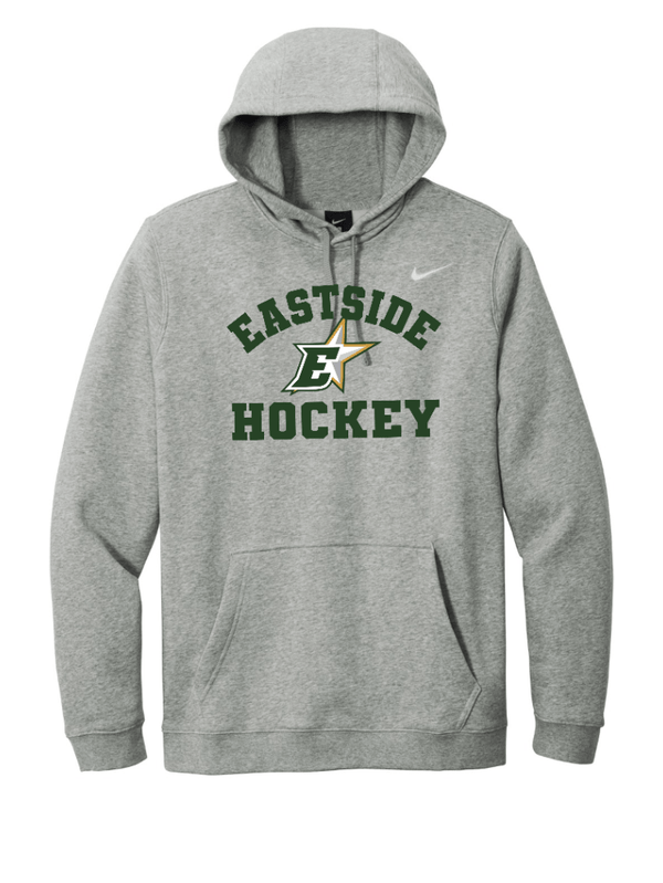 Custom Printed Apparel | Eastside Stars 2025 - Adult Unisex Grey Nike Hoodie - Eastside Stars F25 - 18643