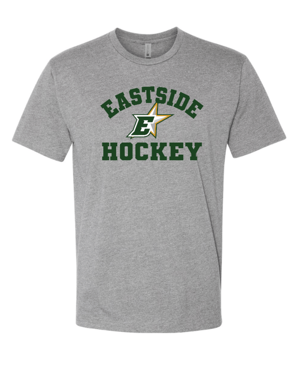 Custom Printed Apparel | Eastside Stars 2025 - Adult Unisex Grey T-Shirt - Eastside Stars F25 - 18643