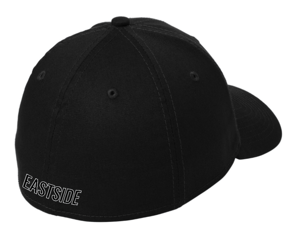 Custom Printed Apparel | Eastside Stars 2025 - New Era Black Fitted Cotton Cap - Eastside Stars F25 - 18643