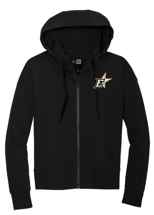 Custom Printed Apparel | Eastside Stars 2025 - Women's Black Full Zip Hoodie - Eastside Stars F25 - 18643