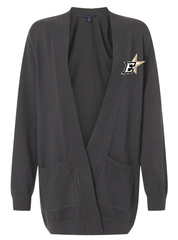 Custom Printed Apparel | Eastside Stars 2025 - Women's Grey Cardigan - Eastside Stars F25 - 18643