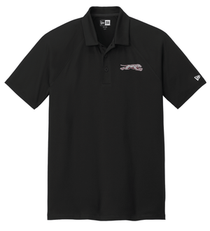 Custom Printed Apparel | Eaton Rapids Fall 2025 - Men's Polo (Shadow Grey Heather/Black) - Eaton Rapids Staff Fall 2025 - 18471