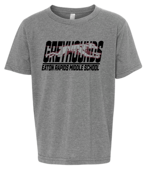 Custom Printed Apparel | Eaton Rapids Fall 2025 - Youth Dark Heather Grey T-Shirt - Eaton Rapids Fall 2025 - 18341