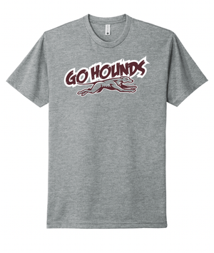 Custom Apparel - Screen Printing - Eaton Rapids High School - Go Hounds Unisex T-Shirt - T-shirt - Eaton Rapids Highschool - 14594