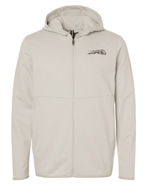 Custom Printed Apparel | Eaton Rapids Schools | Unisex Smoke Performance Full - Zip Hooded Sweatshirt - ERPS On Demand - 18734