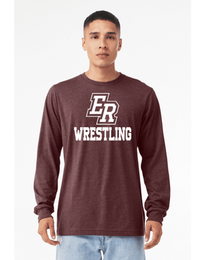 Custom Apparel - Screen Printing - Eaton Rapids Wrestling - Adult Long Sleeve T-Shirt - Long Sleeve T-Shirt - Eaton Rapids Wrestling - 14918
