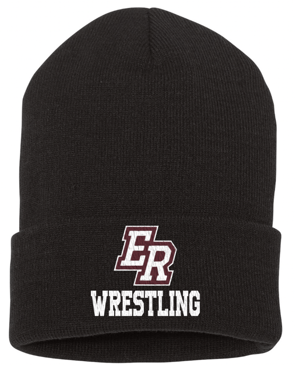 Custom Apparel - Screen Printing - Eaton Rapids Wrestling - Cuffed Knit Beanie - Eaton Rapids Wrestling - 14918