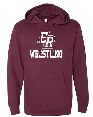Custom Apparel - Screen Printing - Eaton Rapids Wrestling - Hooded Sweatshirts - Hooded Sweatshirt - Eaton Rapids Wrestling - 14918