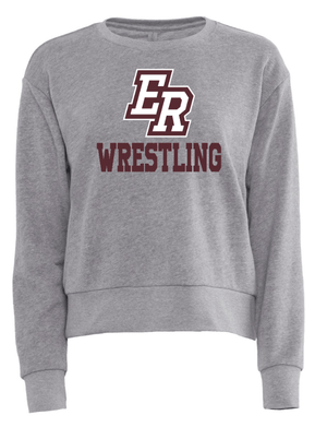 Custom Apparel - Screen Printing - Eaton Rapids Wrestling - Women's Crewneck Sweatshirt - Eaton Rapids Wrestling - 14918