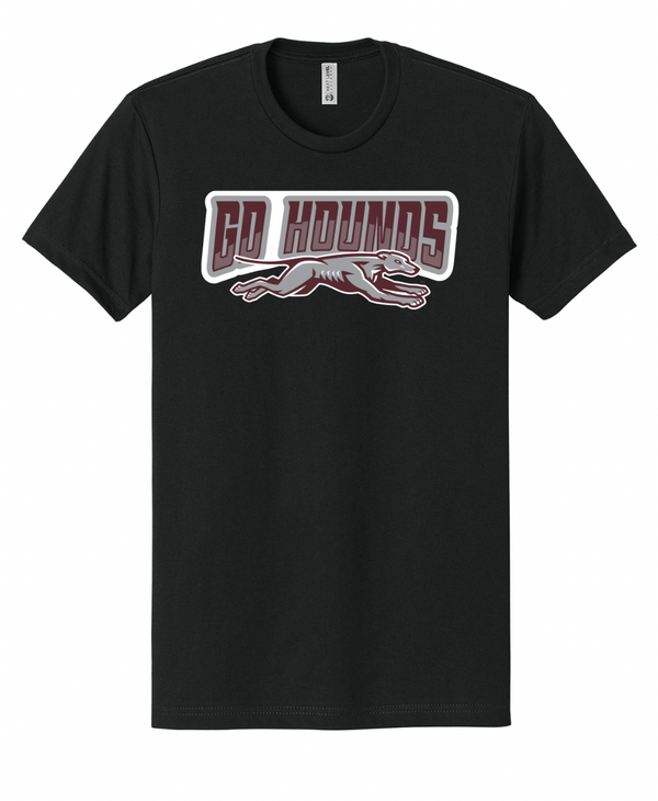 ERPS STAFF APPAREL - Black Go Hounds Adult T-Shirt