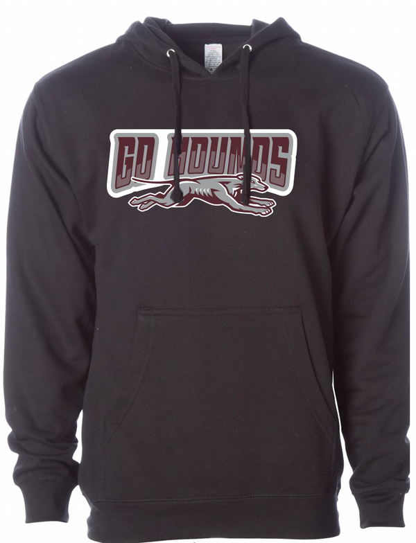 Eaton Rapids High School Adult Hooded Sweatshirt Black