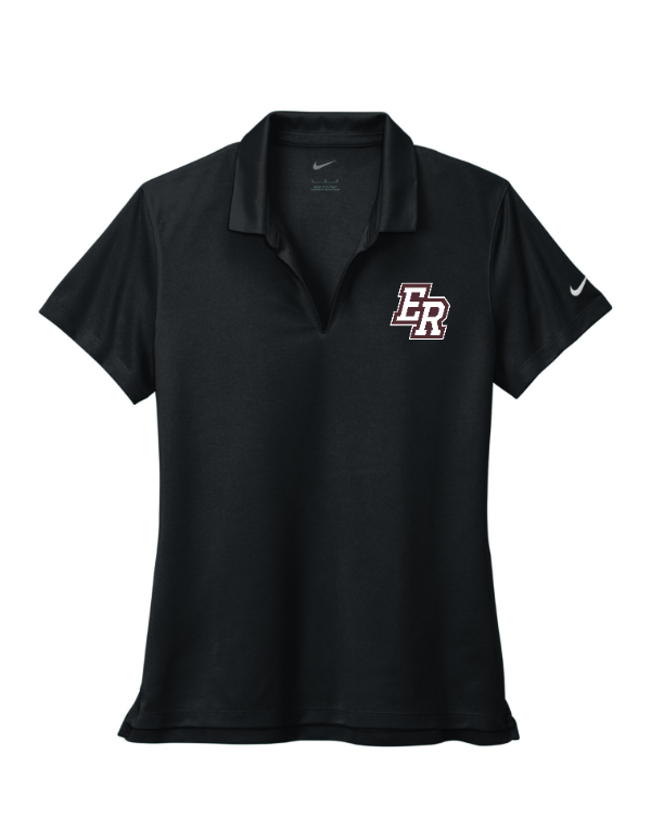 ERHS Staff Apparel - Nike Ladies Dri FIt Polo Black