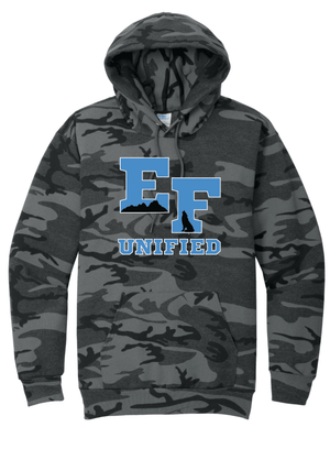 Custom Printed Apparel | EFHS Unified | Adult Unisex Camo Hoodie - Multiple Designs - EFHS Unified Sports W26 - 18958