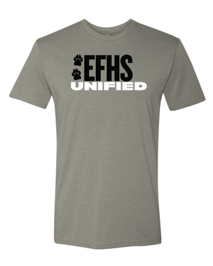 Custom Printed Apparel | EFHS Unified Sports | Adult Unisex T-Shirt - Multiple Colors + Designs - EFHS Unified Sports W26 - 18958