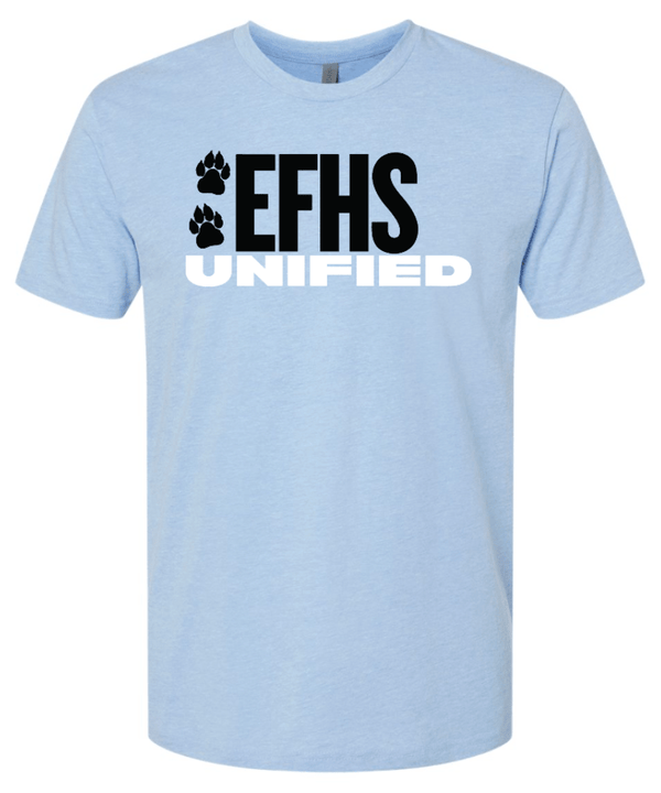 Custom Printed Apparel | EFHS Unified Sports Fall 2025 - Adult T-Shirt (Multiple Color Options) - EFHS Unified Sports F 25 - 18350