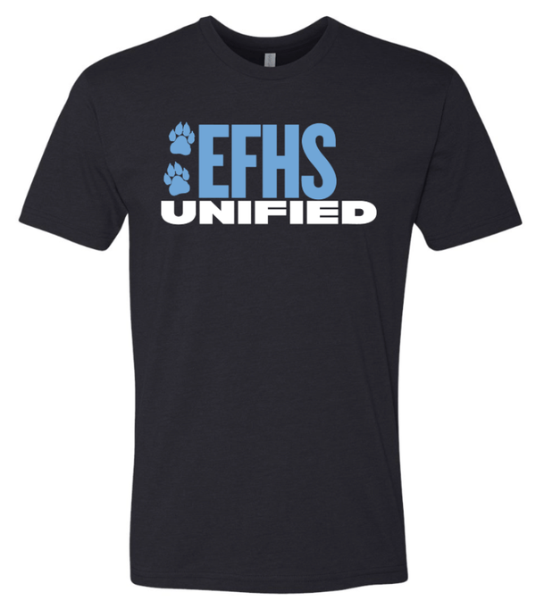 Custom Printed Apparel | EFHS Unified Sports Fall 2025 - Adult T-Shirt (Multiple Color Options) - EFHS Unified Sports F 25 - 18350