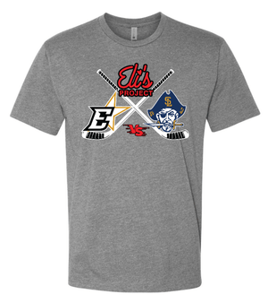 Custom Printed Apparel | Eli's Project Mental Health Awareness Game | Adult Unisex T-Shirt (Sand/Dark Grey Heather) - Mental Health Game - 18678