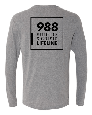 Custom Apparel - Screen Printing - Eli's Project - Mental Health Awareness Lacrosse Game - Adult Unisex Long Sleeve T-Shirt - Eli's Project - Mental Health Awareness Lacrosse Game - 15248