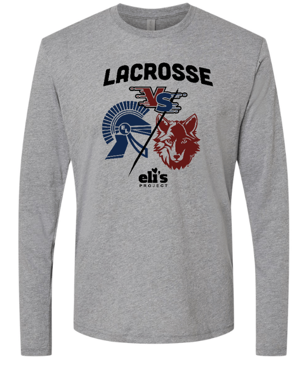 Custom Apparel - Screen Printing - Eli's Project - Mental Health Awareness Lacrosse Game - Adult Unisex Long Sleeve T-Shirt - Eli's Project - Mental Health Awareness Lacrosse Game - 15248