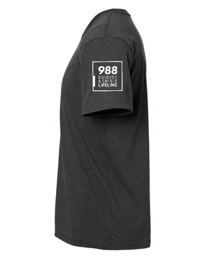 Custom Apparel - Screen Printing - Eli's Project On Demand Shop - Unisex T-Shirt *Columbia Blue / Charcoal* - Eli's Project OD