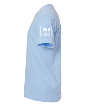 Custom Apparel - Screen Printing - Eli's Project On Demand Shop - Unisex T-Shirt *Columbia Blue / Charcoal* - Eli's Project OD