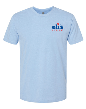 Custom Apparel - Screen Printing - Eli's Project On Demand Shop - Unisex T-Shirt *Columbia Blue / Charcoal* - Eli's Project OD