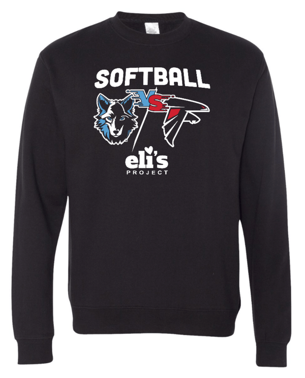 Custom Apparel - Screen Printing - Eli's Project - Unisex Midnight Sweatshirt - Eli's Project - 14156