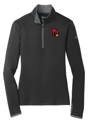 Custom Apparel - Screen Printing - Embroidered Women's Nike Raiders 1/2 - Zip Cover - Up - 1/4 Zip - Fabricated Customs