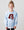 Bennett Woods Spirit Wear Fall 2026 Crewneck Sky Blue Tie Dye front view