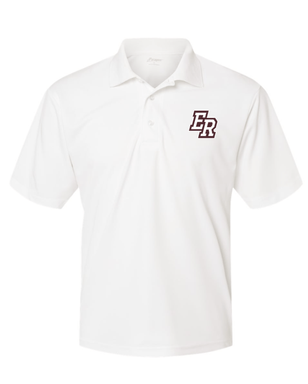 Custom Apparel - Screen Printing - ERPS Staff Apparel - Adult Performance Polo Black/White - ERPS 2024 Staff Apparel - 16428
