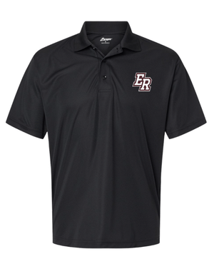 Custom Apparel - Screen Printing - ERPS Staff Apparel - Adult Performance Polo Black/White - ERPS 2024 Staff Apparel - 16428